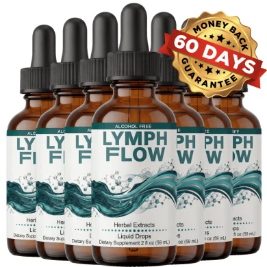 Six bottles of Lymph Flow